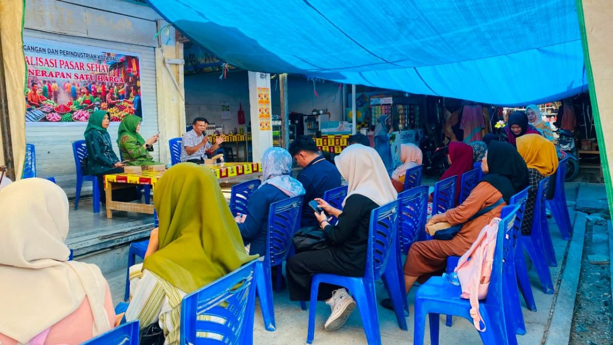 Sosialisasi Pasar Sehat Palu