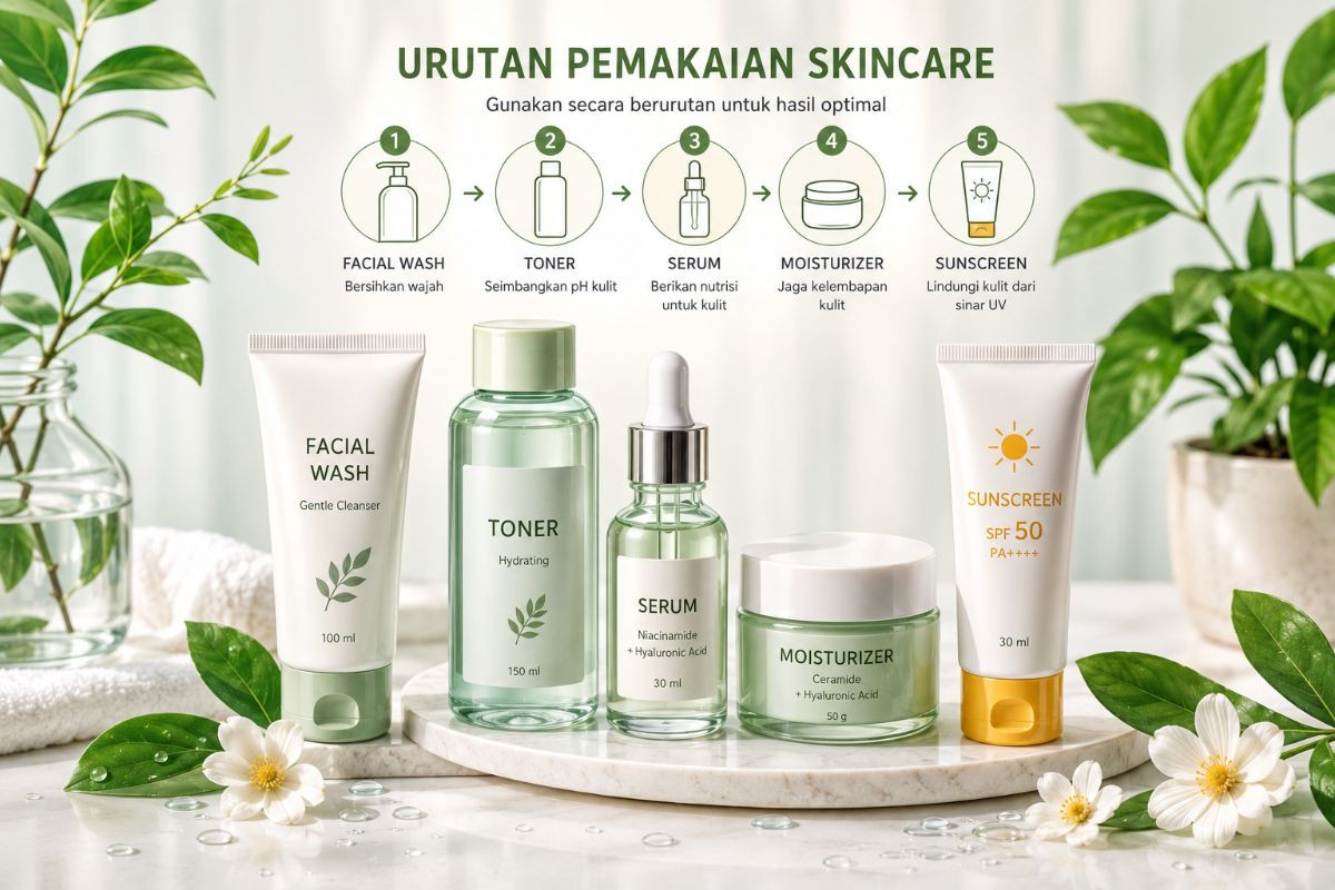Urutan Skincare Pagi