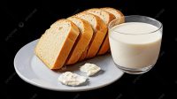 sarapan susu dan roti sehat