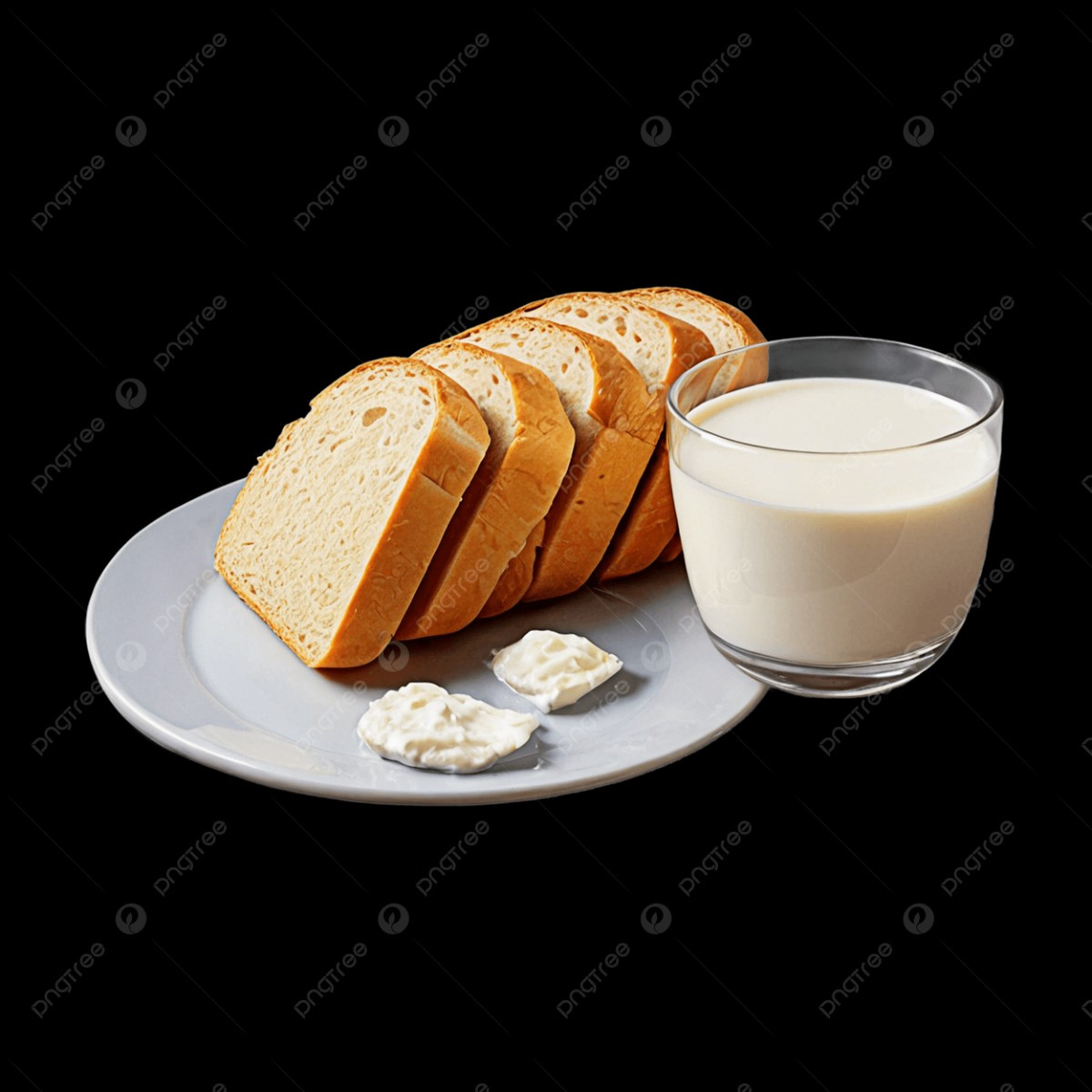sarapan susu dan roti sehat
