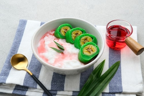 Es Pisang Ijo Makassar