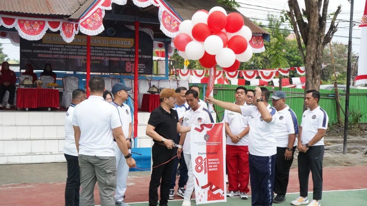 Pekan Olahraga HUT Ke-81 RI Kemenimipas Sulteng