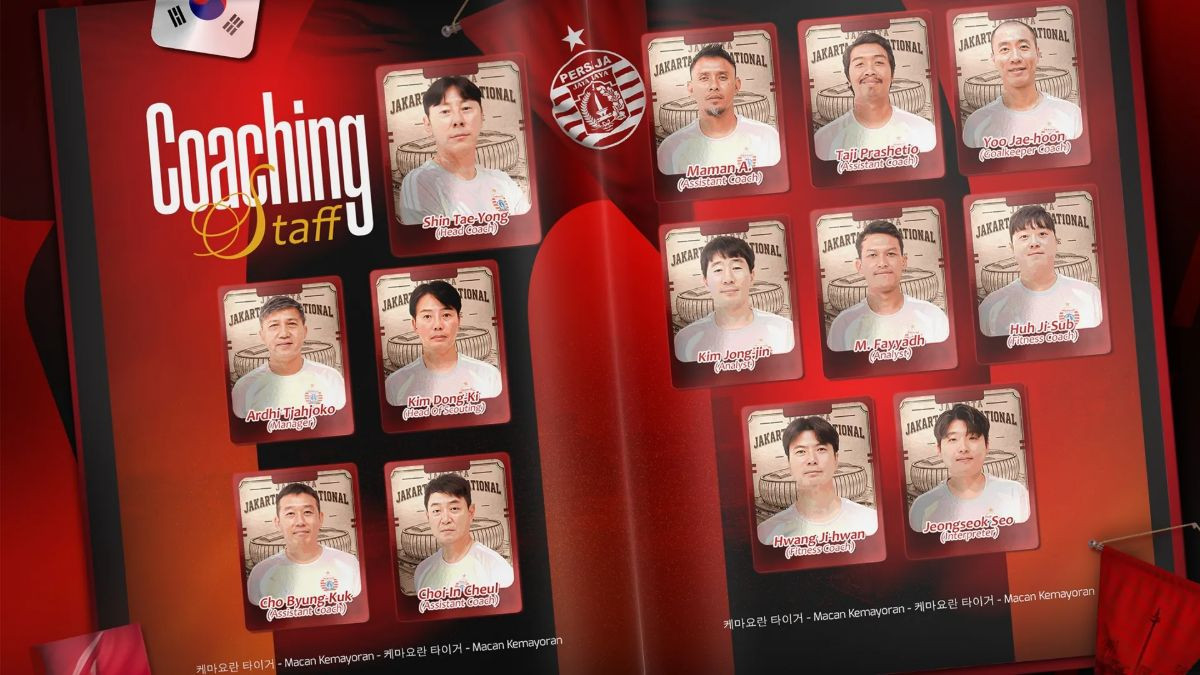 staf kepelatihan Persija
