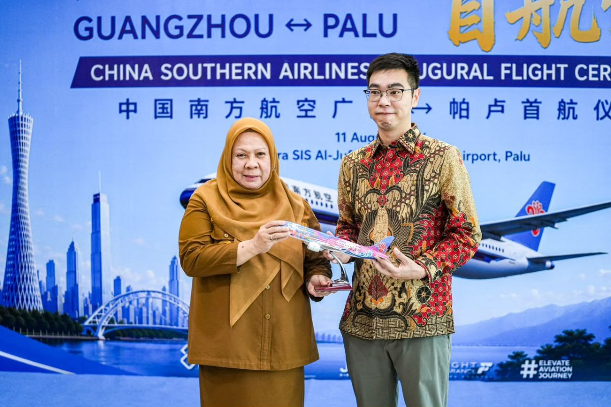 penerbangan langsung Palu-Guangzhou