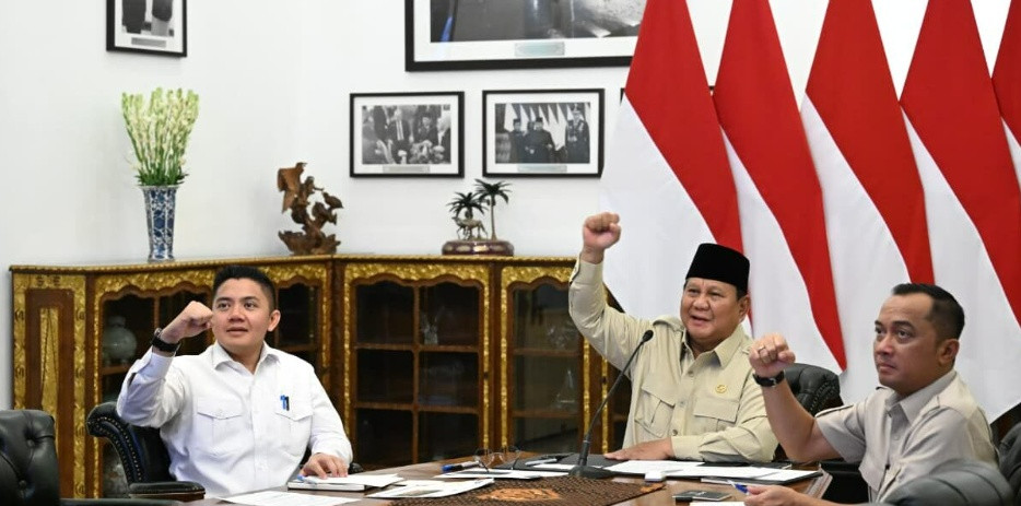 Prabowo Resmikan Ribuan Jembatan TNI-Polri