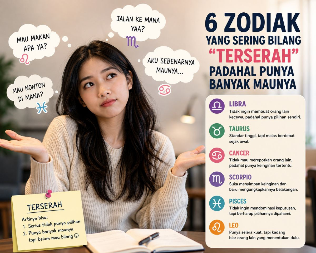 zodiak sering bilang terserah