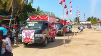 Polsek Moutong amankan pawai mobil hias