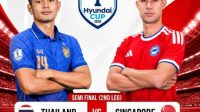 Thailand vs Singapura SEA Hyundai Cup