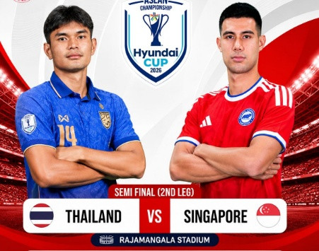 Thailand vs Singapura SEA Hyundai Cup