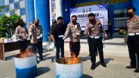 Pemusnahan Material Regident