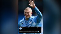 rambut baru Erling Haaland