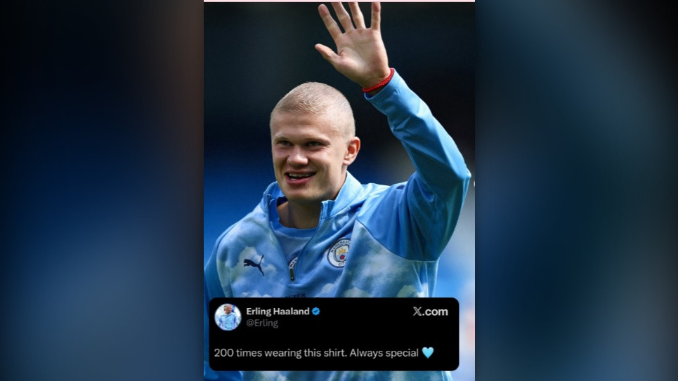 rambut baru Erling Haaland