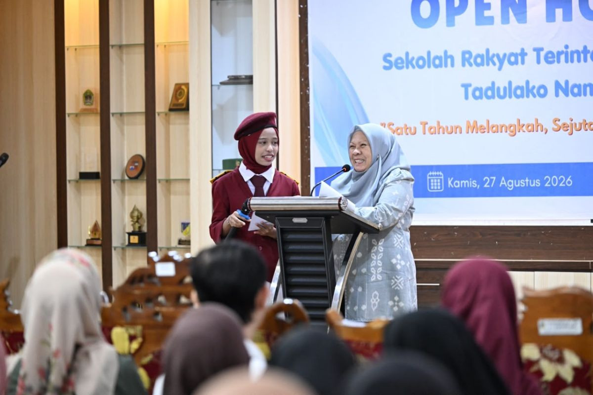 Siswa Sekolah Rakyat Palu