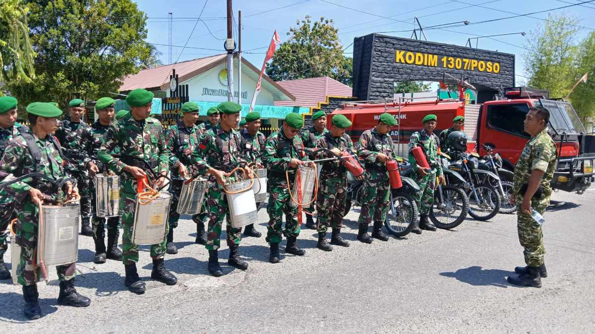 Kesiapsiagaan Karhutla Korem 132/Tadulako