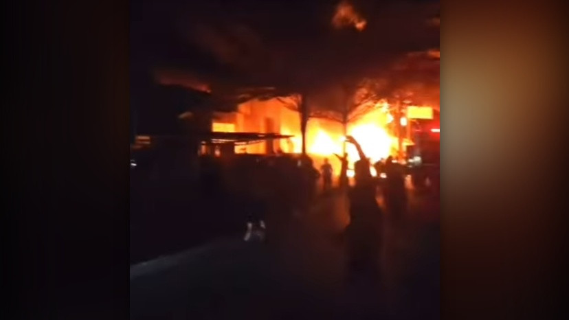 Rumah Terbakar Palu