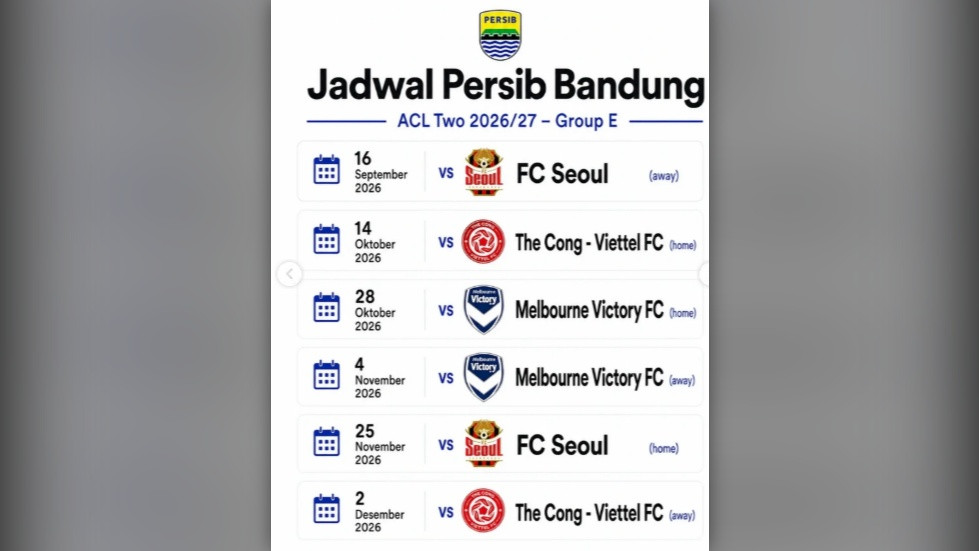 Persib Grup E ACL Two