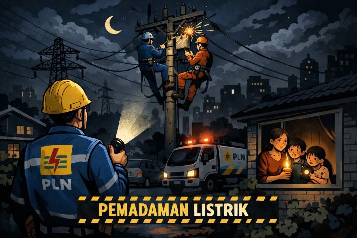 pemadaman listrik Sulteng