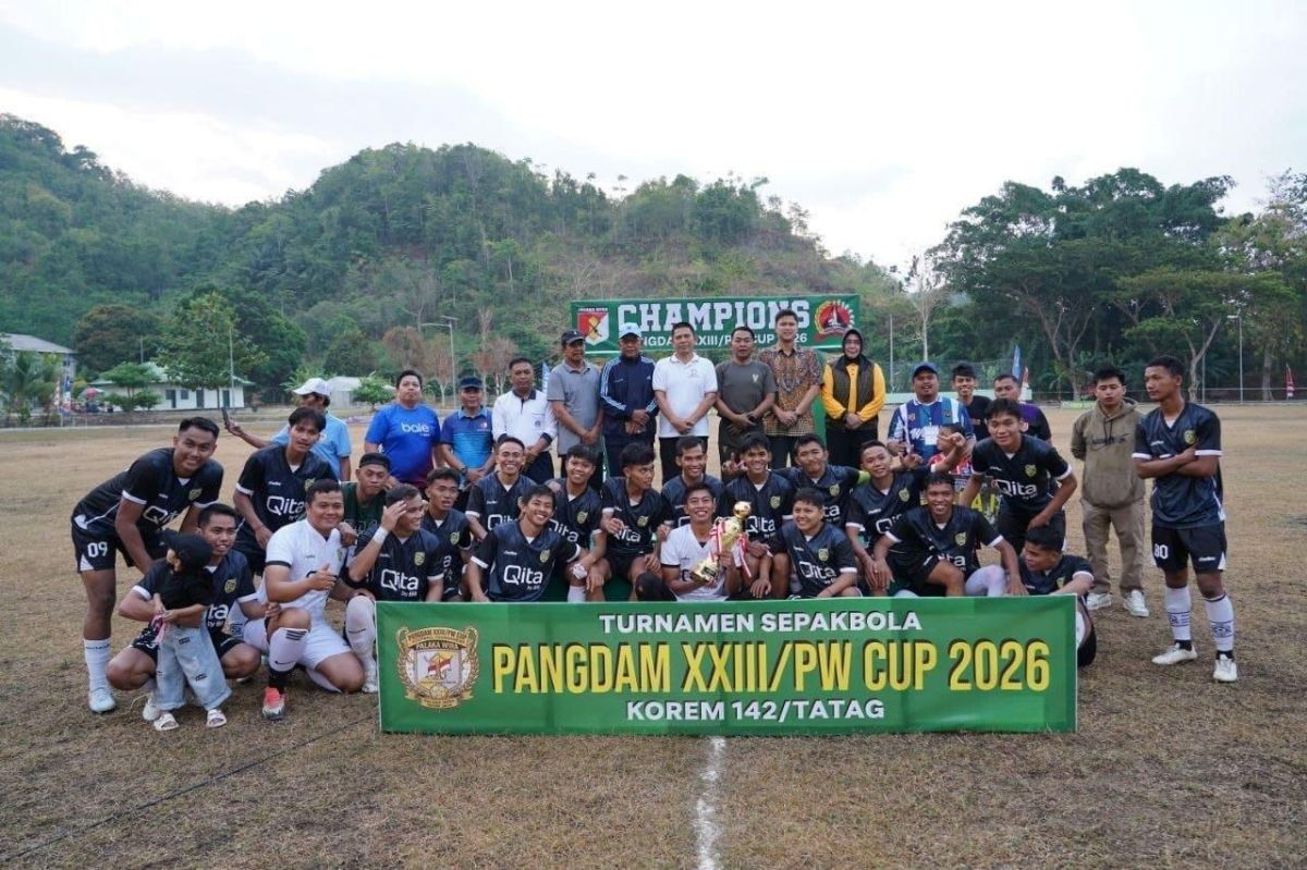 BRITAMA Mamuju FC Juara Piala Pangdam