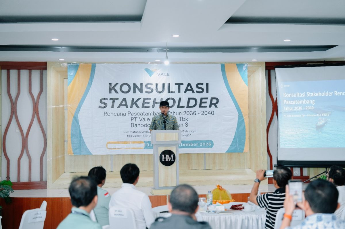 konsultasi pascatambang PT Vale