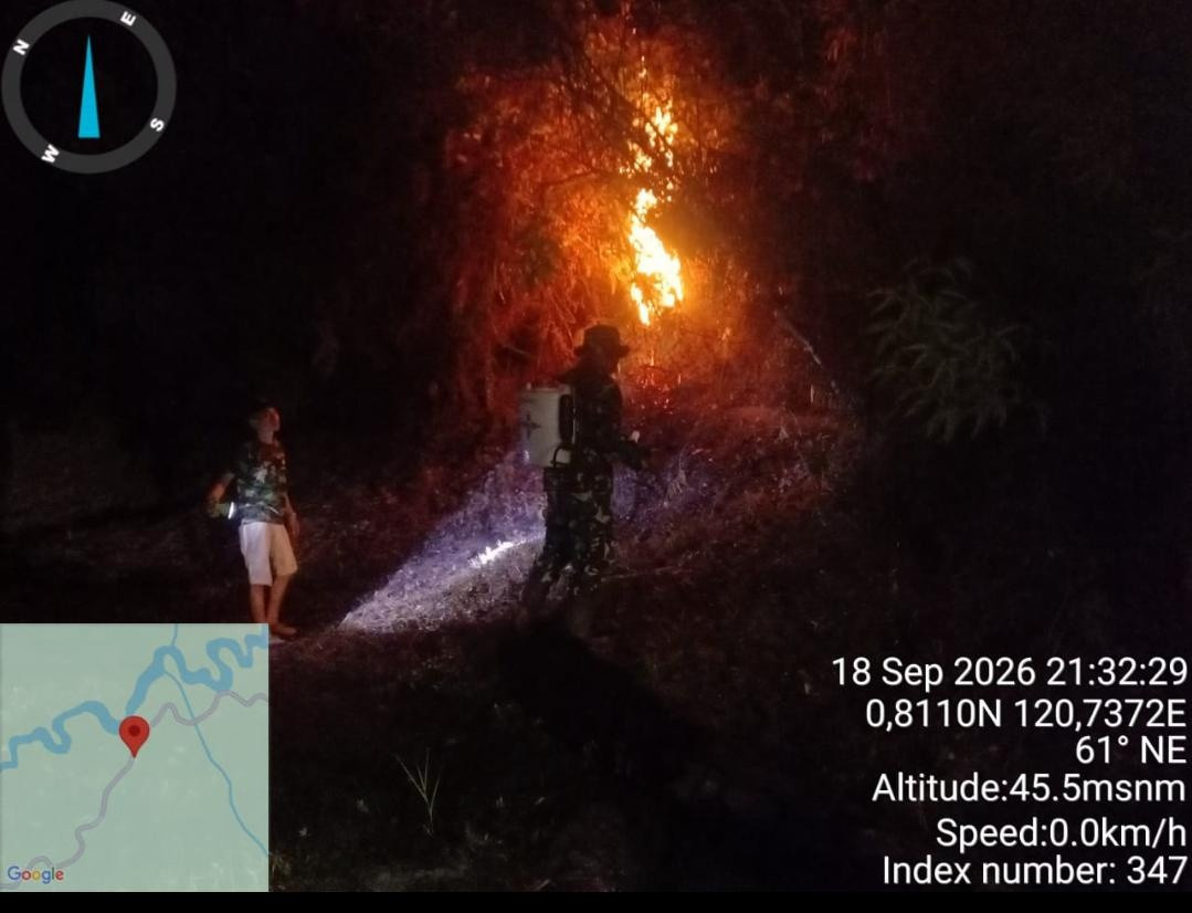 Kebakaran Lahan Basidondo Tolitoli