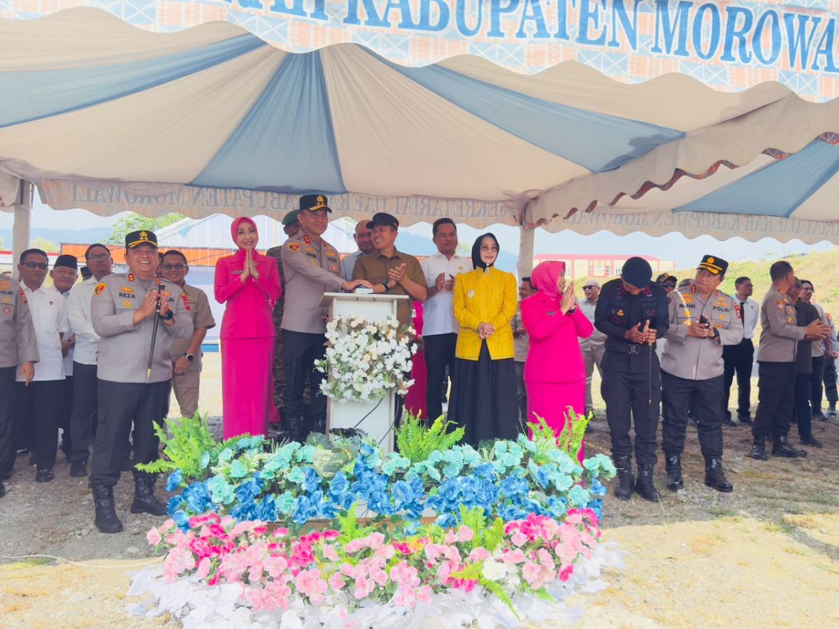 Kapolda Sulteng Resmikan Fasilitas Polres Morowali